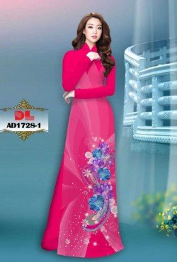 Vải áo dài hoa 1728 AD 1728